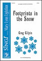 Footprints in the Snow SATB choral sheet music cover